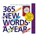 2019 New Words Page A Day Desktop Calendar Products New 365 Day Retirement Calendar