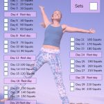30 Day Squat Challenge A Fitness Challenge For All Abilities Printable Squat Challenge