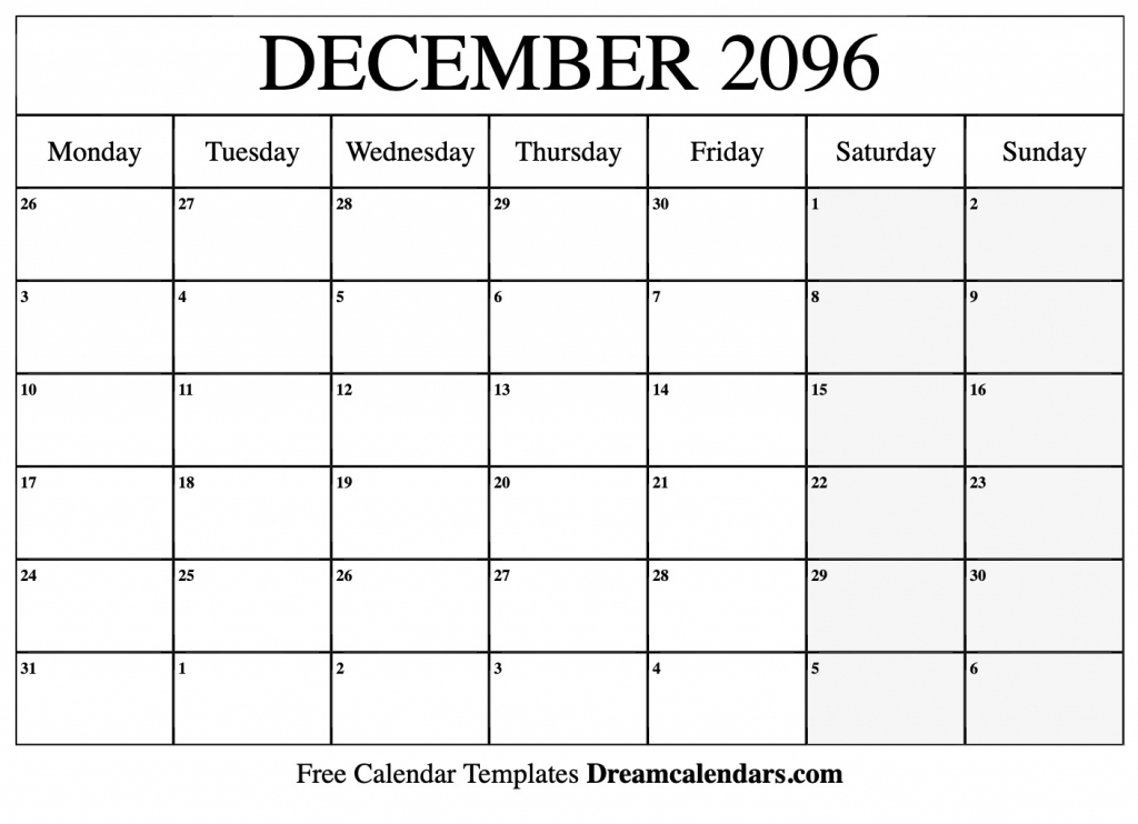free blank december 2096 printable calendar sunrise sunset calendar printable