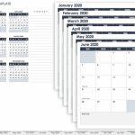 Free Google Calendar Templates Smartsheet Calendar Spreadsheet 2020 With Six Periods Per Day 1