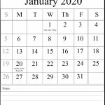 Free January And February 2020 Calendar Templates Free Type In Calendar Template