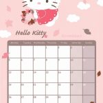 Hello Kitty November 2018 Calendar Hello Kitty June Sanrio Printable Calendar 2020