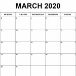 March 2020 Calendar Printable Monthly Calendar Template 8 5×11 Inch November 2020 Calendar Printable