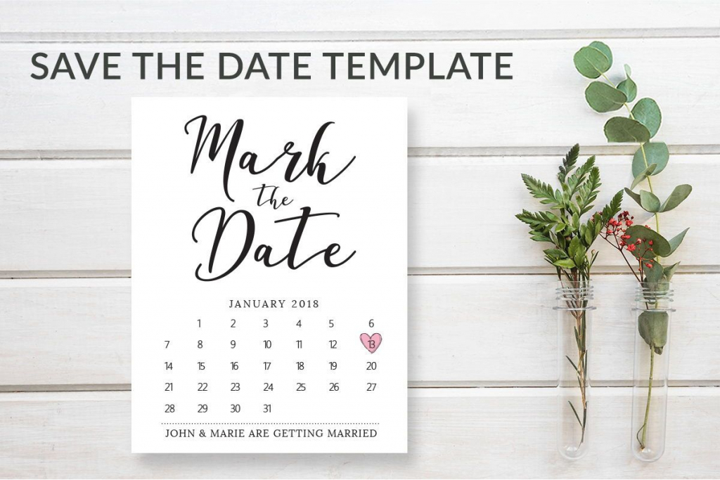 mark the date template download wedding save the date mark your calendar template