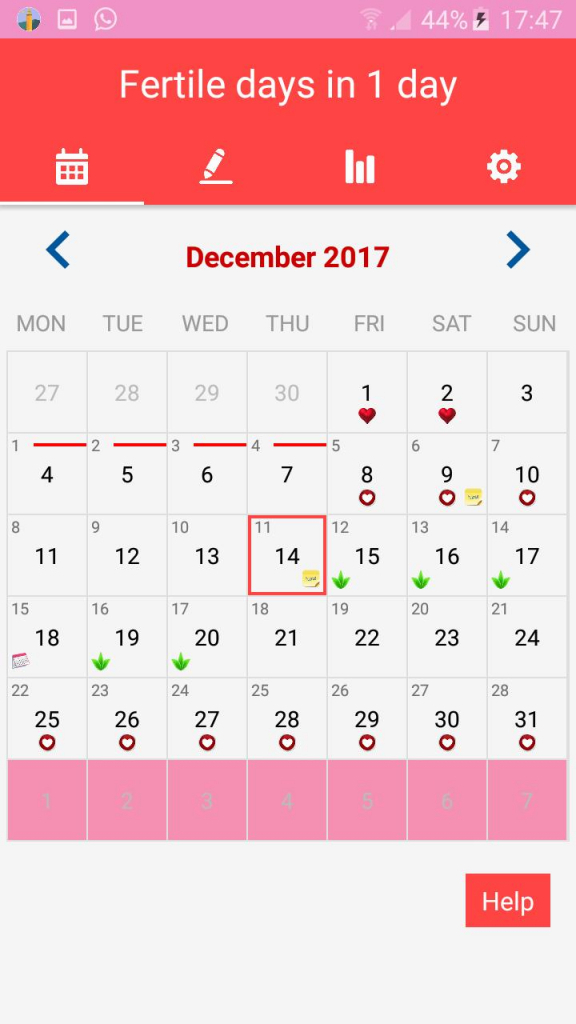 Ovulation Calendar Calendar Template 2021