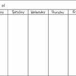 Printable 7 Day Calendar Elegant Blank Weekly Calendars Calendar Fpr 7 Days