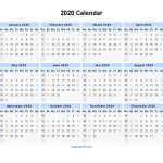 Printable Calendar 2020 16 Togowpartco Create Your Own Calendar 2020 Free