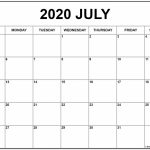 Printable Calendar For June And July 2020 Example Calendar Free Week At A Glace 2020 July Calendar
