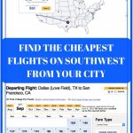 Southwest Low Fare Calendar How To Find Cheap Flights On Southwest Lowfare Calendar