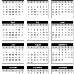 Yearly Calendar With Notes 2020 Pdf 2019 Calendars For Microsoft Works Calendar 2020