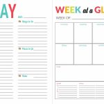 2016 17 School Year Planner Daily Calendar Template Daily Organizer Calendars To Print