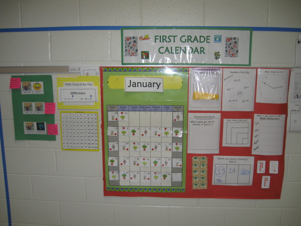 calendarnumber routines supplements k 5 mrs kathy every day counts first grade