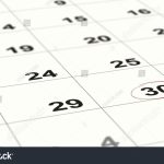 Close Date 30 Red Circles On Stock Photo Edit Now 683392162 End Of The Calendar