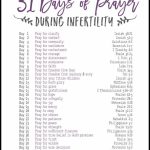 Free Infertility Prayer Calendar Printable Quotes Pinterest Printable Ivf Calendar