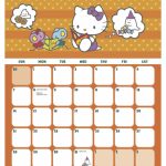 Hello Kitty Papercraft Hello Kitty Printable Calendar The Hello Kitty October Printable Calendar 2020