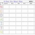 Here Is A Blank Meal Plan Template You Can Use Meal One Week Food Schedule Template Blank