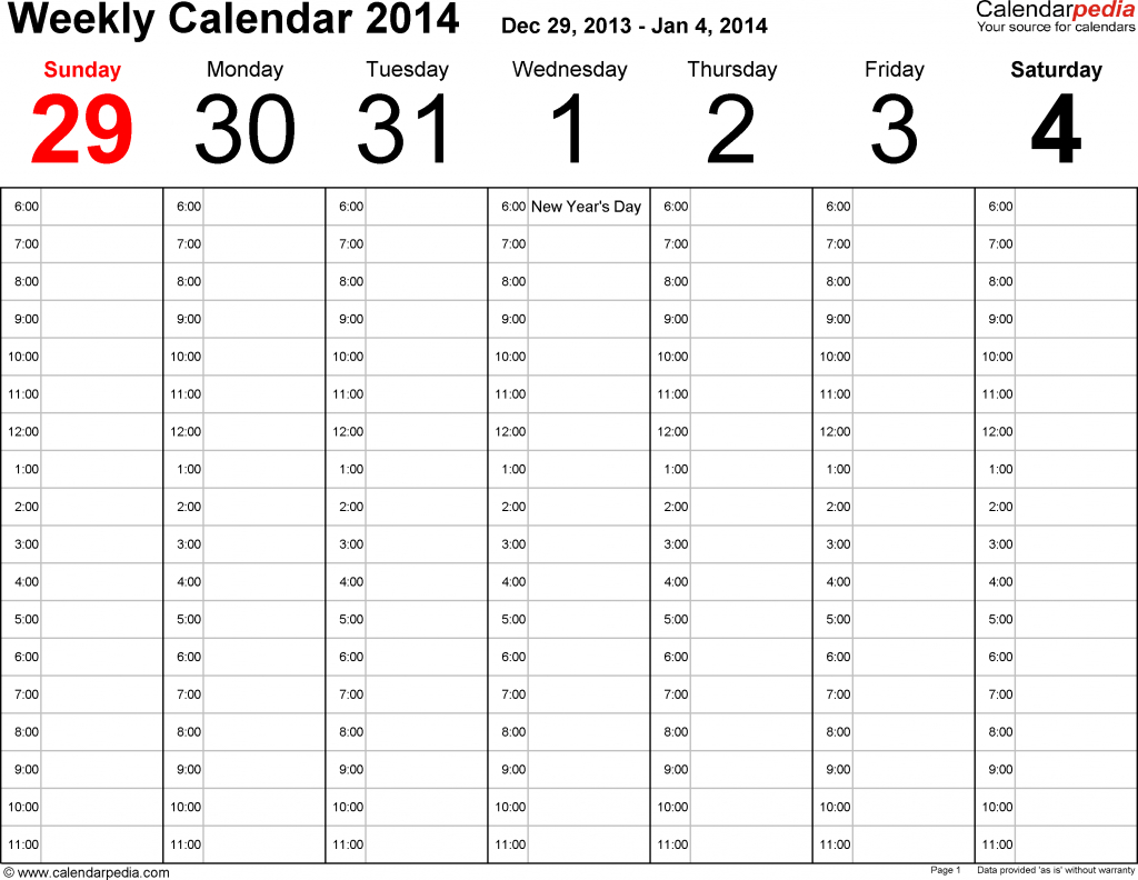kalendar template calendars with hours