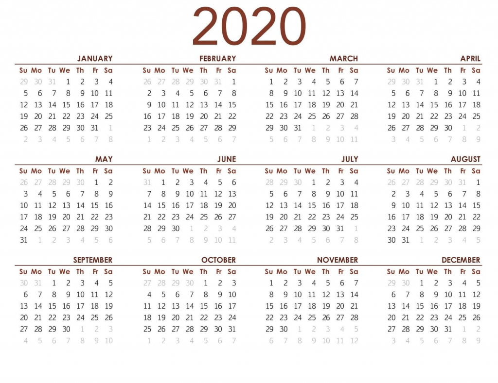 printable calendar 2020 with notes 2019 calendars for free calendar 2020 printable