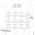 2019 Calendar Lose Weight Calendar Printable 2020
