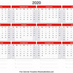 2020 Calendar Date And Time 2020 Calendar 2