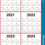 5 Year Calendar Printable Calepmidnightpigco Calendars For Next 5 Years 1