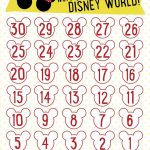 7 Best Images Of Disneyland Countdown Calendar Printable Free Printable Disney Countdown Calendar