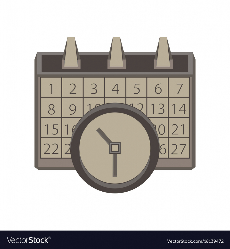 calendar clock icon time date symbol sign concept time date calendar