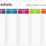 Daily Planner With Time Slots Template Printable June July Weekly Calendar Download With Time Slots
