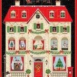 Deck The Halls House Advent Panel Advent Calendar Kit Christmas Vacation Advent House Kit Printable