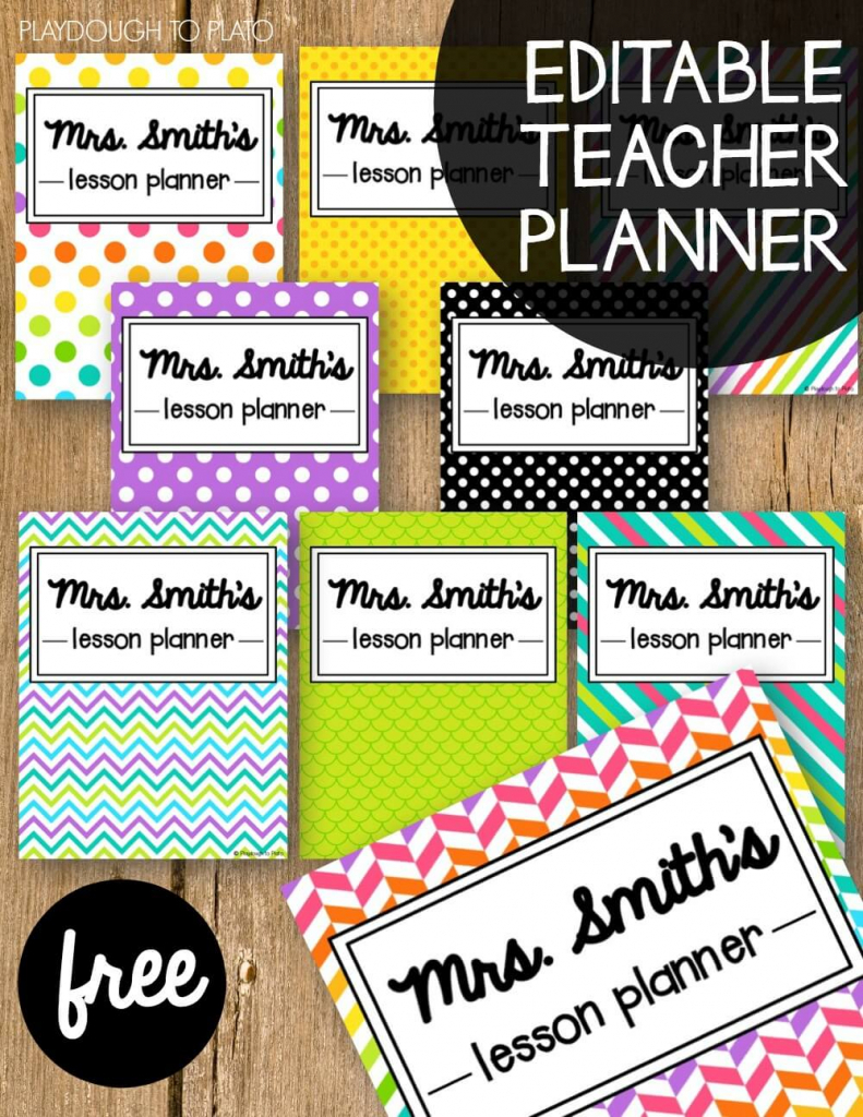 free teacher planner playdough to plato free editable teacher schedule template