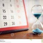Hourglass And Calendar Stock Image Image Of Horizontal Y Date Time Calendar Achedule