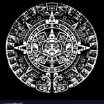 Mayan Calendar Black And White With High Detail Pic Of Mayan Calendar