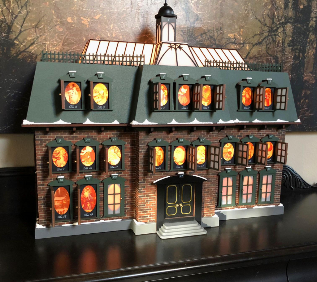 Christmas Vacation Advent Calendar House - Customize and Print