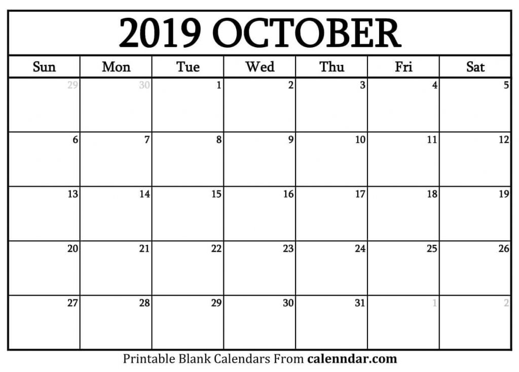 october 2019 calendar blank editable calendar calendar october callander 11x17