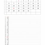 Printable 2019 Monthly Calendar Grid Lines For Daily Notes Calendar Template With Lines