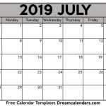 Printable July 2019 Calendar Print Monthly Calendars Of Sunrise Sunset Times
