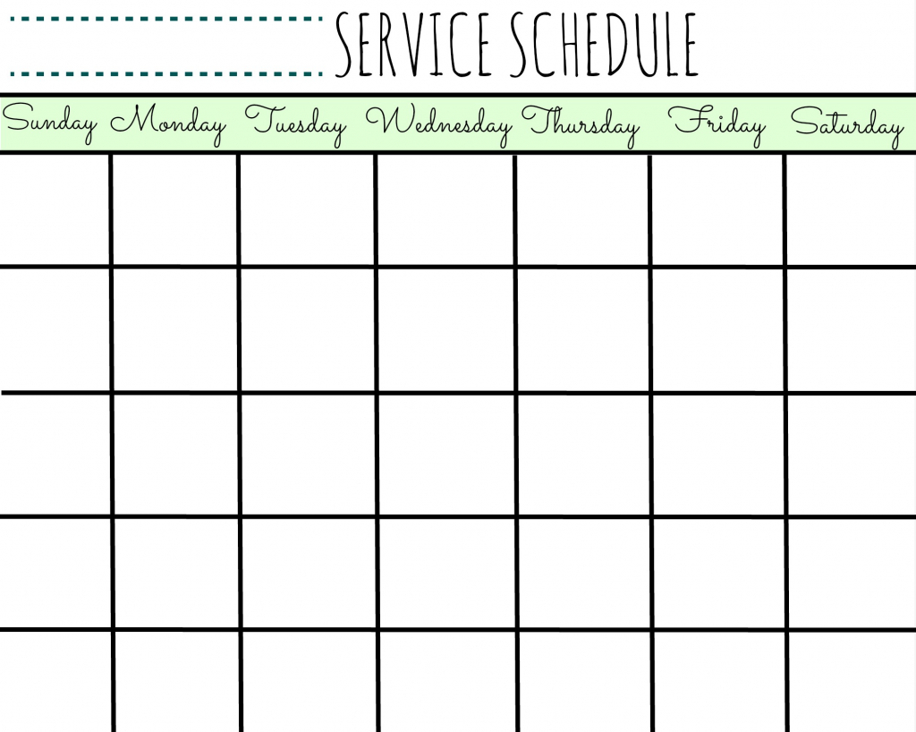 Service Schedule Calendar Printable First Home Love Life Calendar Printable For Lawn Service