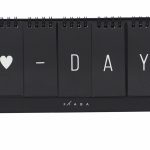 Standing Tale D Day Calendar Perpetual Modern Simple Design Day Count Calander