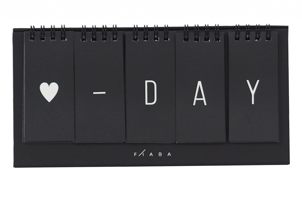 standing tale d day calendar perpetual modern simple design day count calander