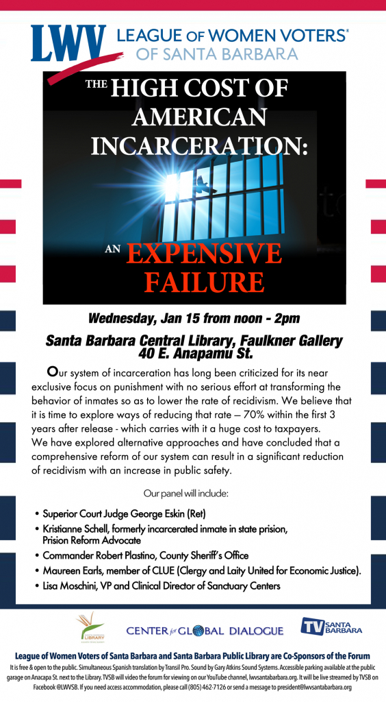 The High Cost Of American Incarceration An Expensive Santa Barbara County Superior Court Calendar