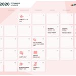 The Ultimate 2020 Ecommerce Holiday Marketing Calendar Trid Le Calendar 2020 1