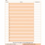47 Printable Daily Planner Templates Free In Wordexcelpdf Time And Date Schedule Template
