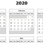 Download 2020 Yearly Calendar Mon Start Excel Template Yearly Calender Excel 24 Hour