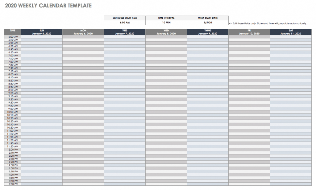 free google calendar templates smartsheet time and date schedule template