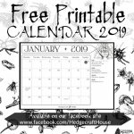 Free Printable Calendar 2019 Witchy Vibes Free Magic Free Printable Wiccan Calendar 2020