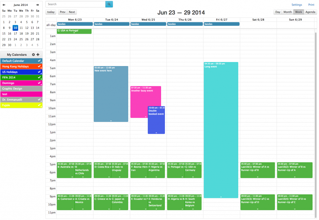 php event calendar host your own event calendar in minutes date and time calendar weekly scheduler in php