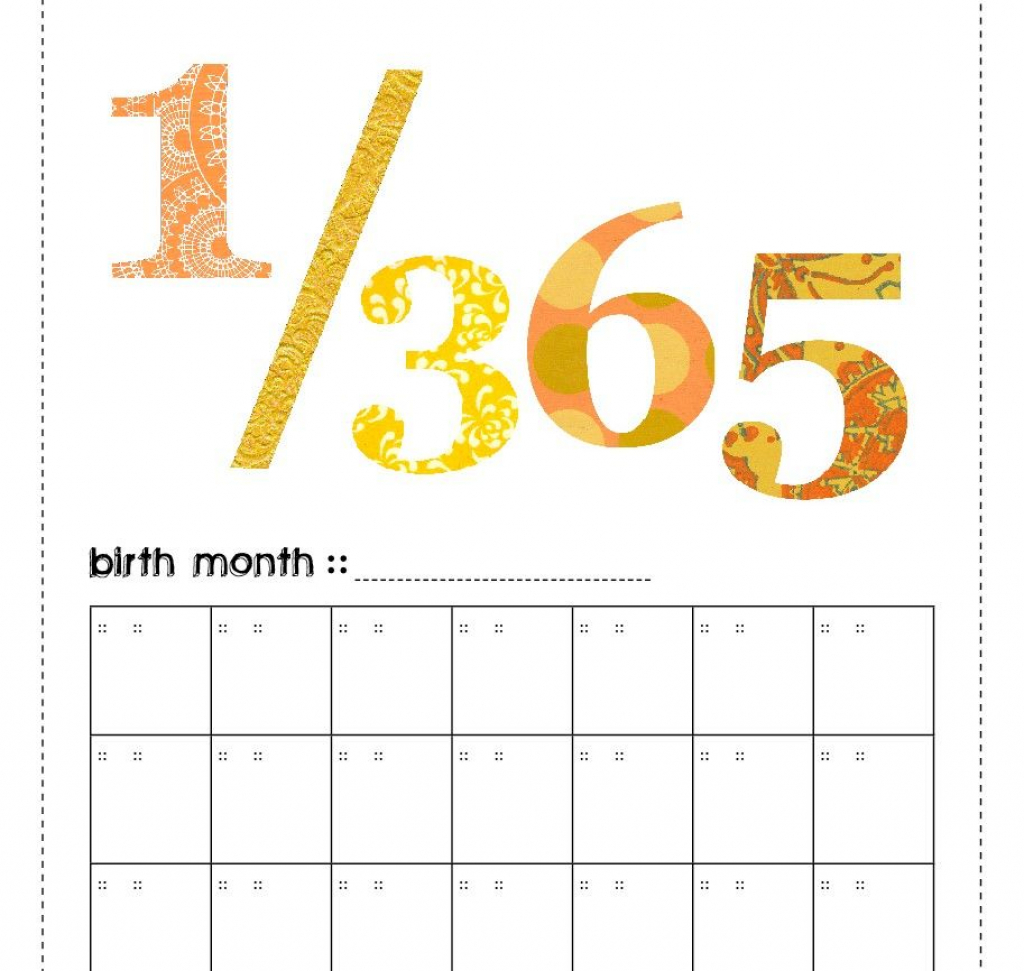 printable bas first year calendar yellow orange printable baby first year calendar