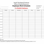 Printableemployeeworkscheduletemplate Monthly Schedule Time And Date Schedule Template