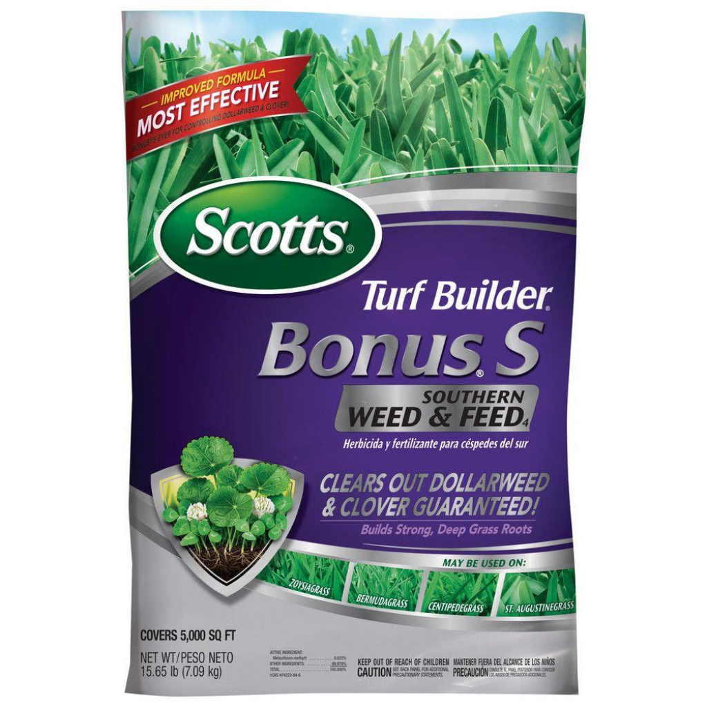 scotts bonus s 5m 2039 lb florida weed and feed fertilizer scotts lawn care schedule great lakes