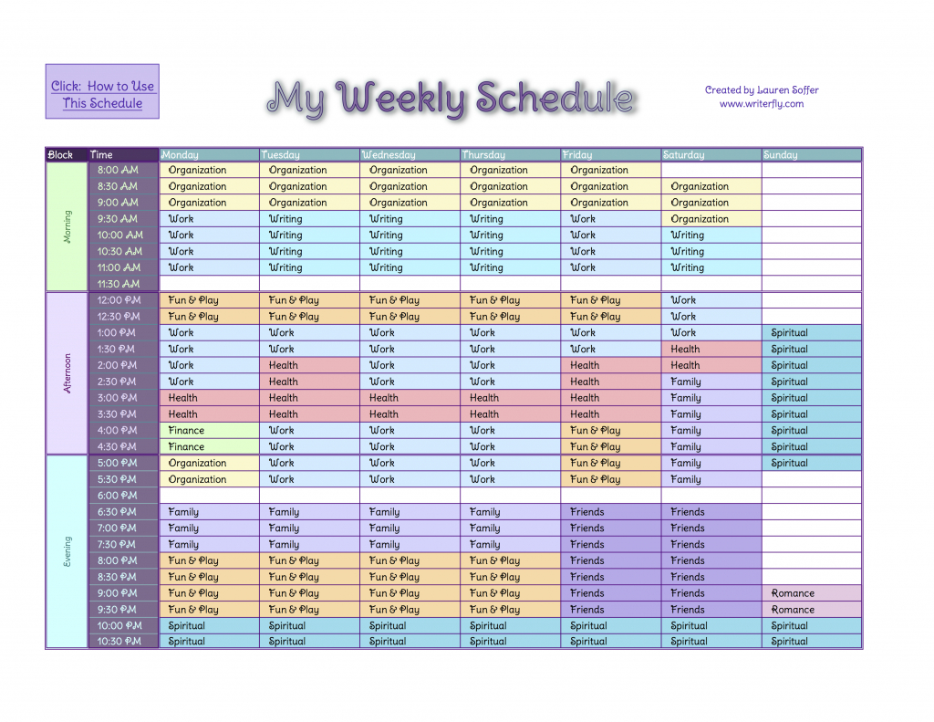 time management template weekly schedule going to give time management calendar template printable